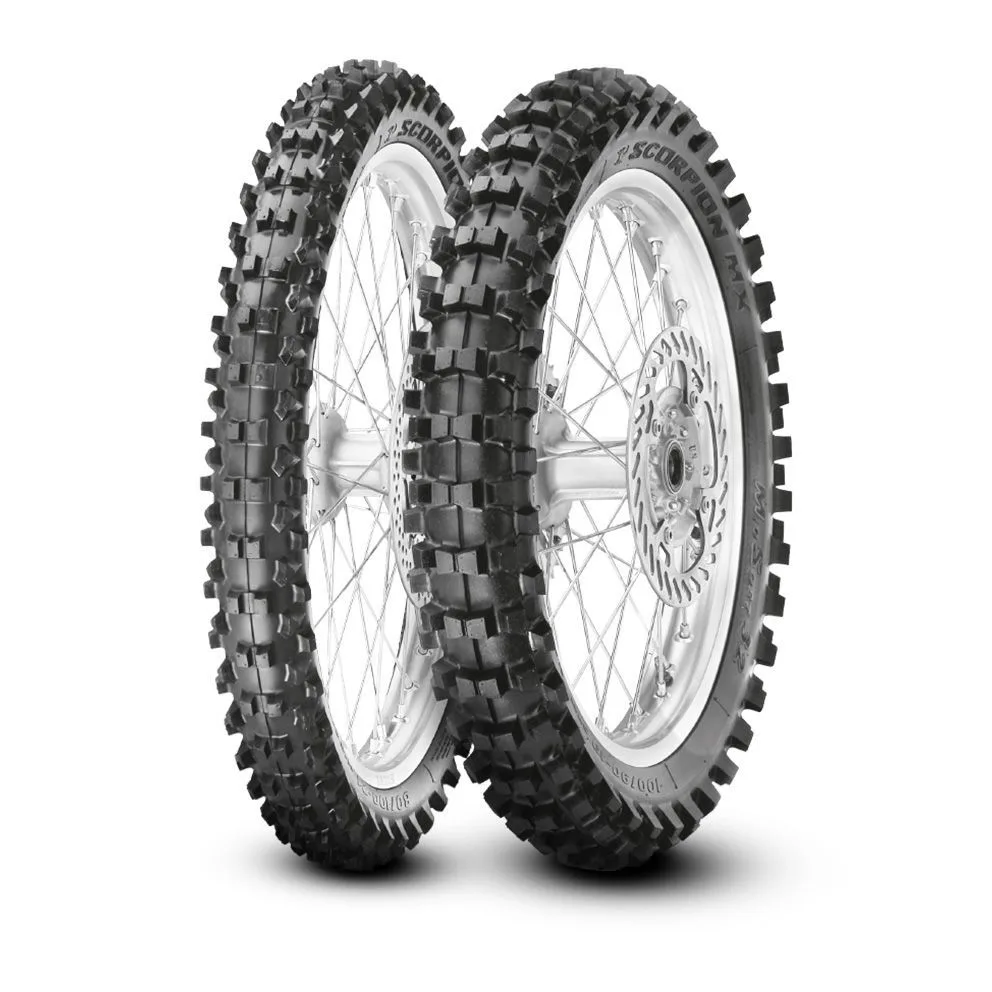 Мотошина Pirelli Scorpion MX32 Mid Soft NHS 2.75 R10 37J Rear Wheel (заднее колесо)
